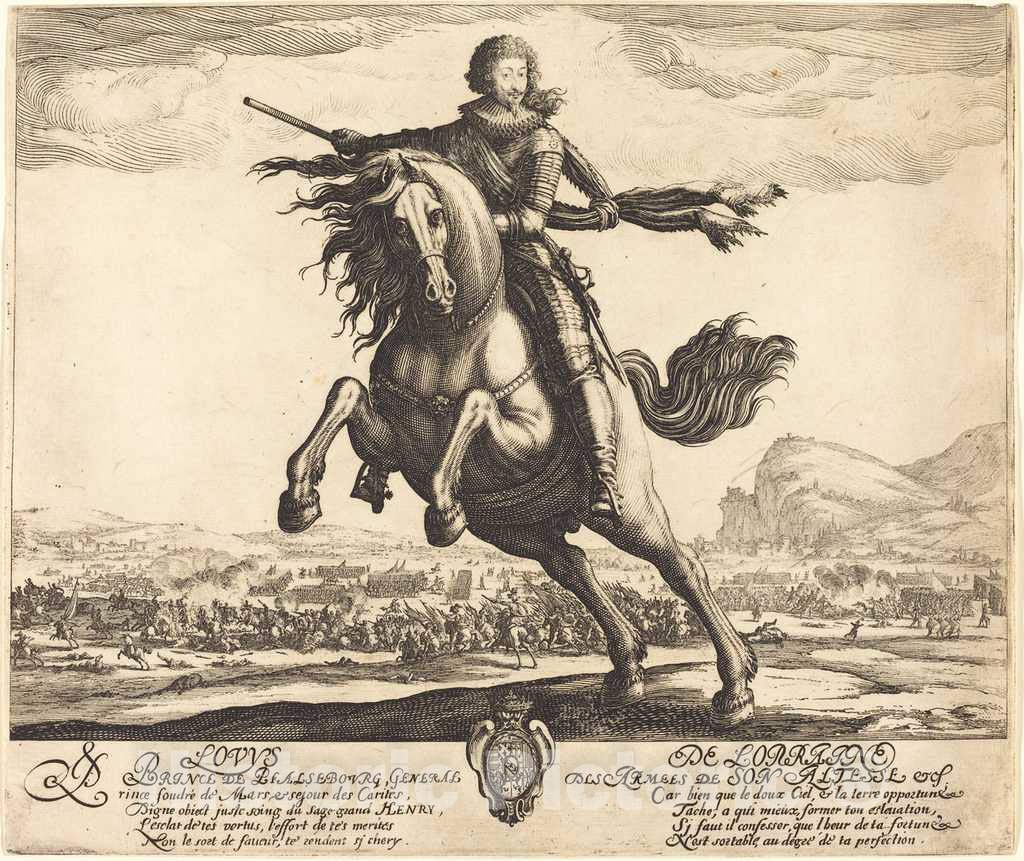 Amazon.com: Art Print : Jacques Callot, Louis de Lorraine, Prince of  Phalsbourg, c.1622, Historic Wall Décor : 14in x 11in: Posters & Prints