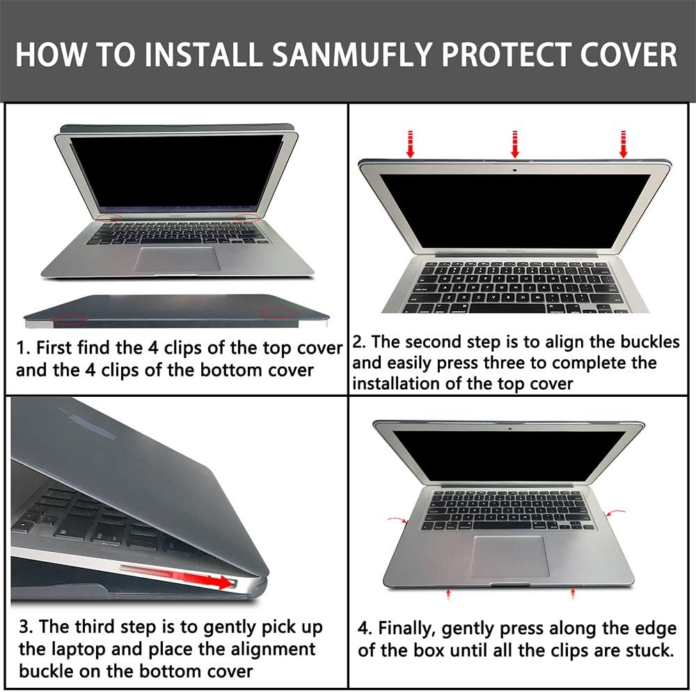 for MacBook Air 13-inch 2020 Protective case, MacBook Air 13-inch A2337 M1 A2179 A1932 with Retina, Bronzing Laptop case and Keyboard Cover, Black Metallic Silver lace 3