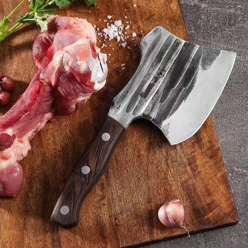 Meat Cleaver,Cleaver Knife Handmade Kitchen Knives Stainless Steel Chef Boning Knifes Fishing Knife Meat Cleaver Butcher Knife Meat Cleaver Hunting Knives (Color : Knife), LAMAJIGA5844