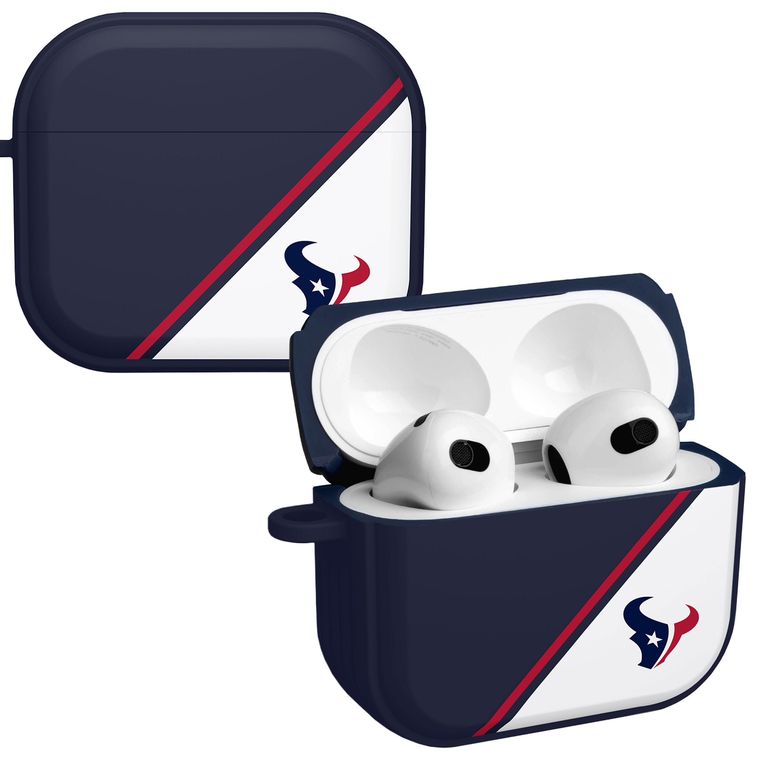 Game Time Houston Texans HDX Champion Series Case Cover Compatible with Apple AirPods Gen 3