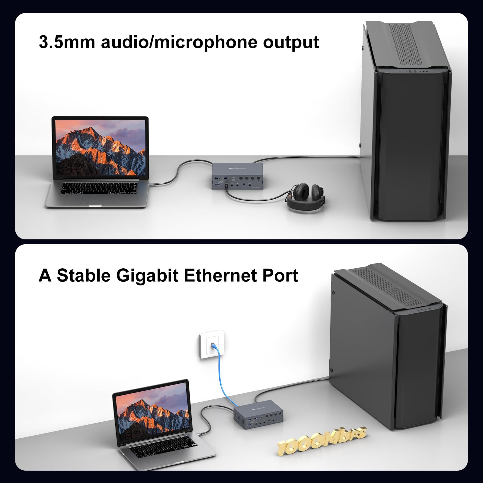Amazon.co.jp: USB C KVMスイッチ コンピューター4台 モンター4台