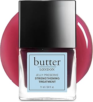 Nail Strengthener for Damaged Nails, Jelly Preserve - Translucent Finish Nail Polish Strengthens, Nourishes & Rejuvenates Nail Beds & Roots - Nail Care Products