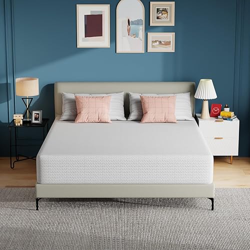 Miniatura 16 de PayLessHere - Colchón de espuma viscoelástica de 8 pulgadas con gel de enfriamiento infundido con té verde, certificado CertiPUR-US, colchón