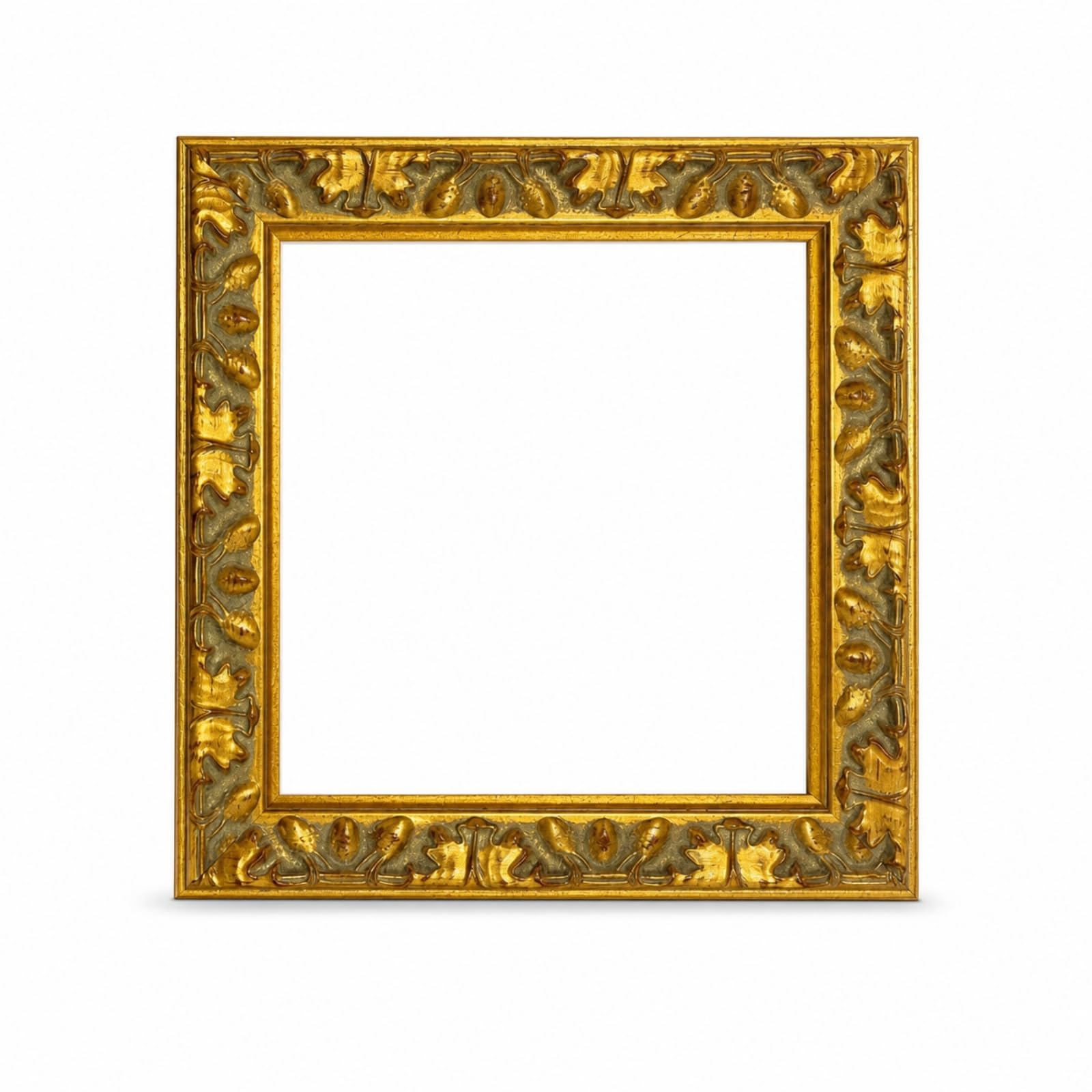Portarretratos para regalo dorado Qianly con grabado de relieve elegante para aniversarios 10x15