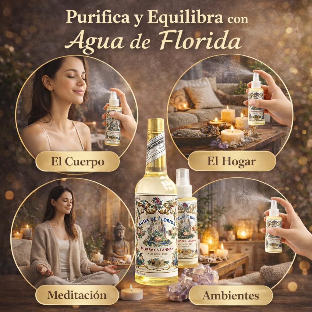 Florida Agua de Perú Original 270ml Murray Y LanMan Amarilla