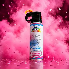 Fumaça Lata Chá Revelação Azul ou Rosa menino ou menina spray | spray de fumaça