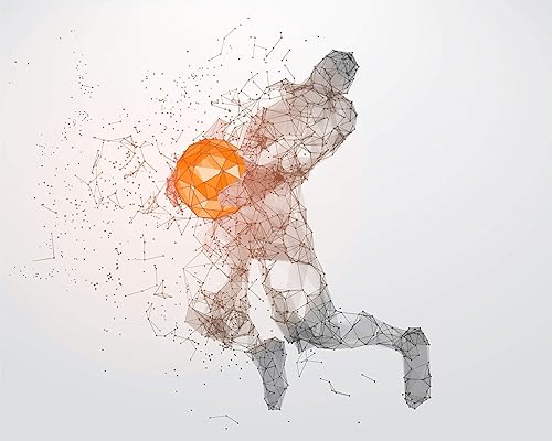 Miniatura 6 de Basketball Wall Art - 4 pack - Basketball Player Wall Decals - 0544