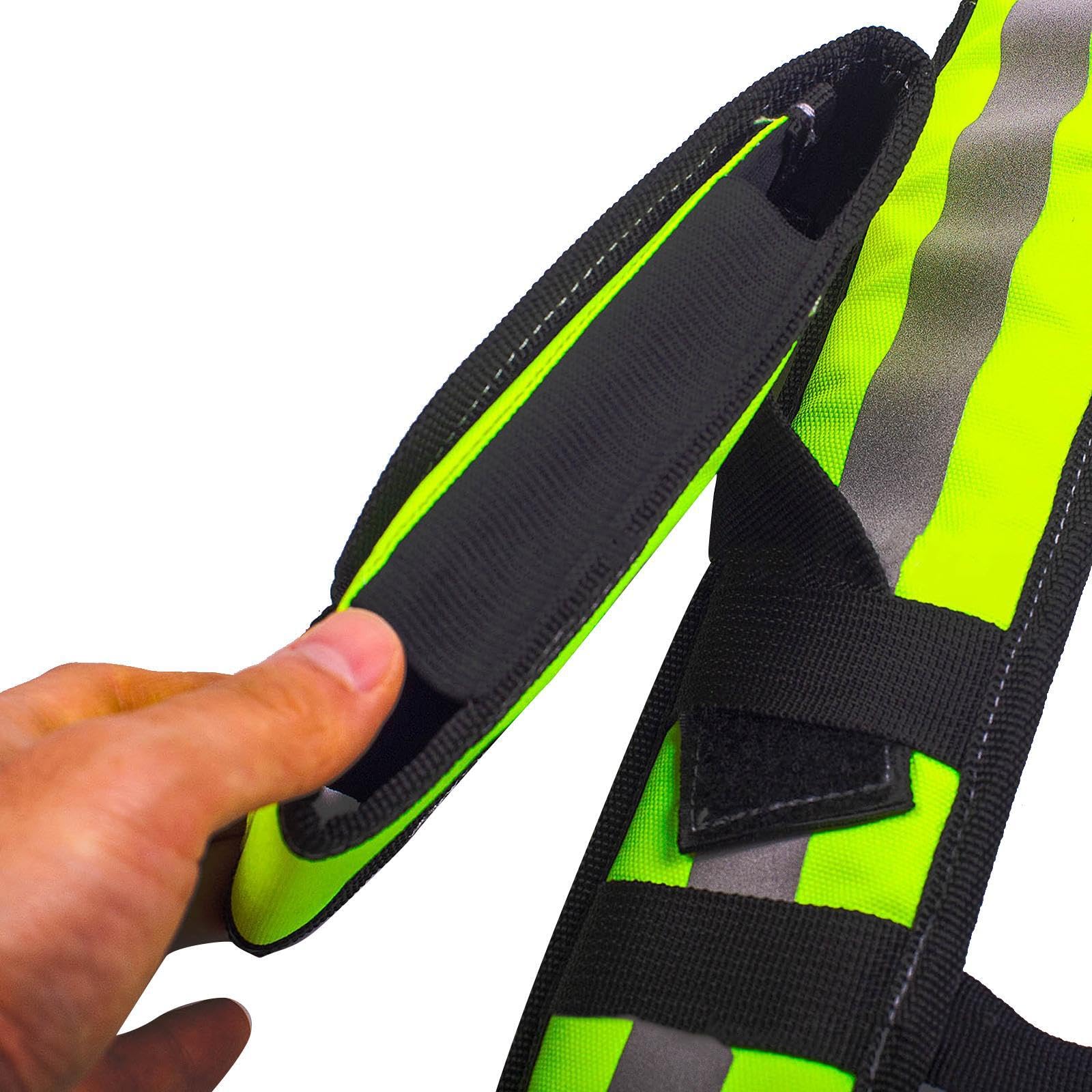Poche Porte-Outils réfléchissante légère pour Un accès pour aux Outils et Un Confort Optimal Pendant Le Travail. Accessoires avec répartition Uniforme du Poids.