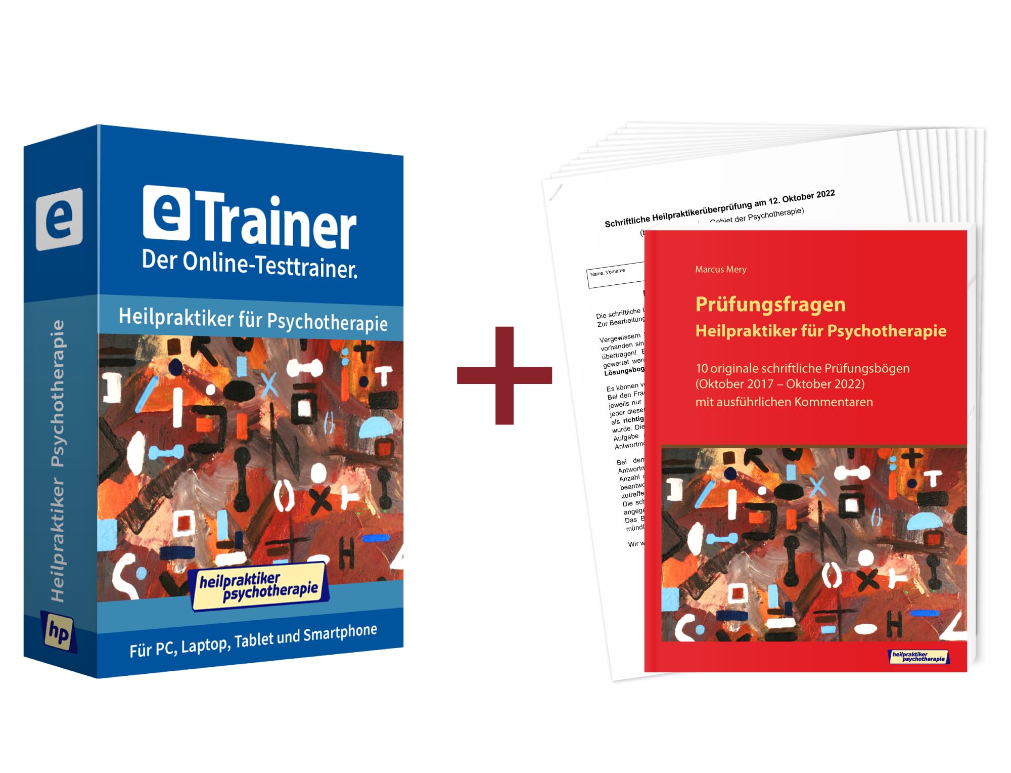 Heilpraktiker-Psychotherapie Prüfung: Online-Testtrainer + Buch | Über 2.100 Aufgaben mit allen Lösungen und Erklärungen | Alle prüfungsrelevanten psychischen Störungen (ICD Kapitel F)