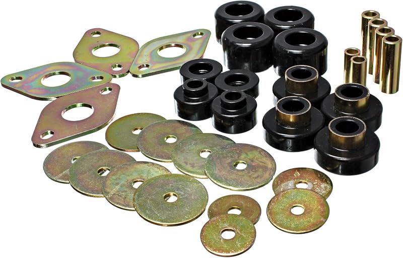 Kit de buchas de montagem da carroceria Energy Suspension 8.4109G para cabine Regular, Access e Dupla – 1 conjunto