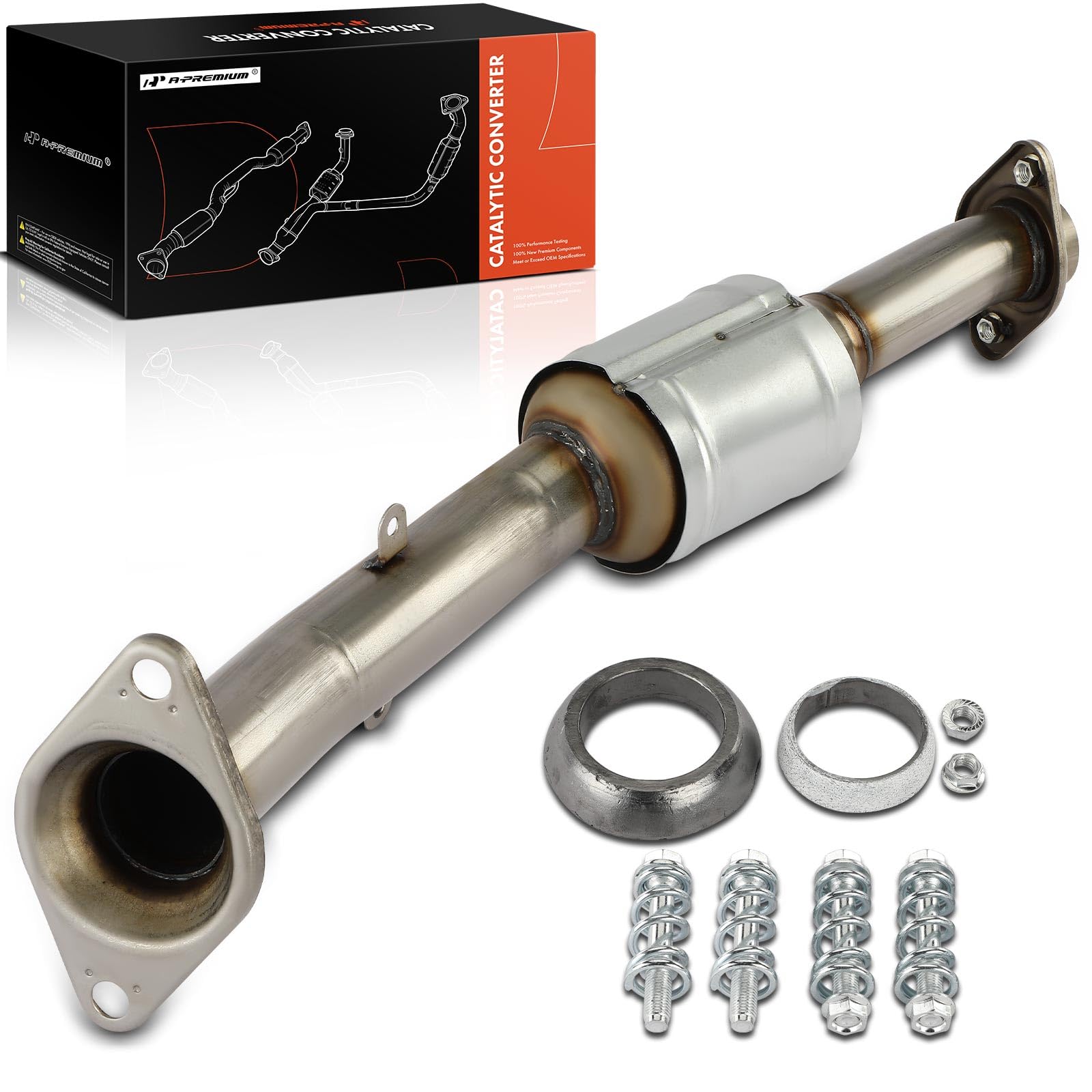 Amazon.com: A-Premium Front Catalytic Converter Kit Direct-Fit