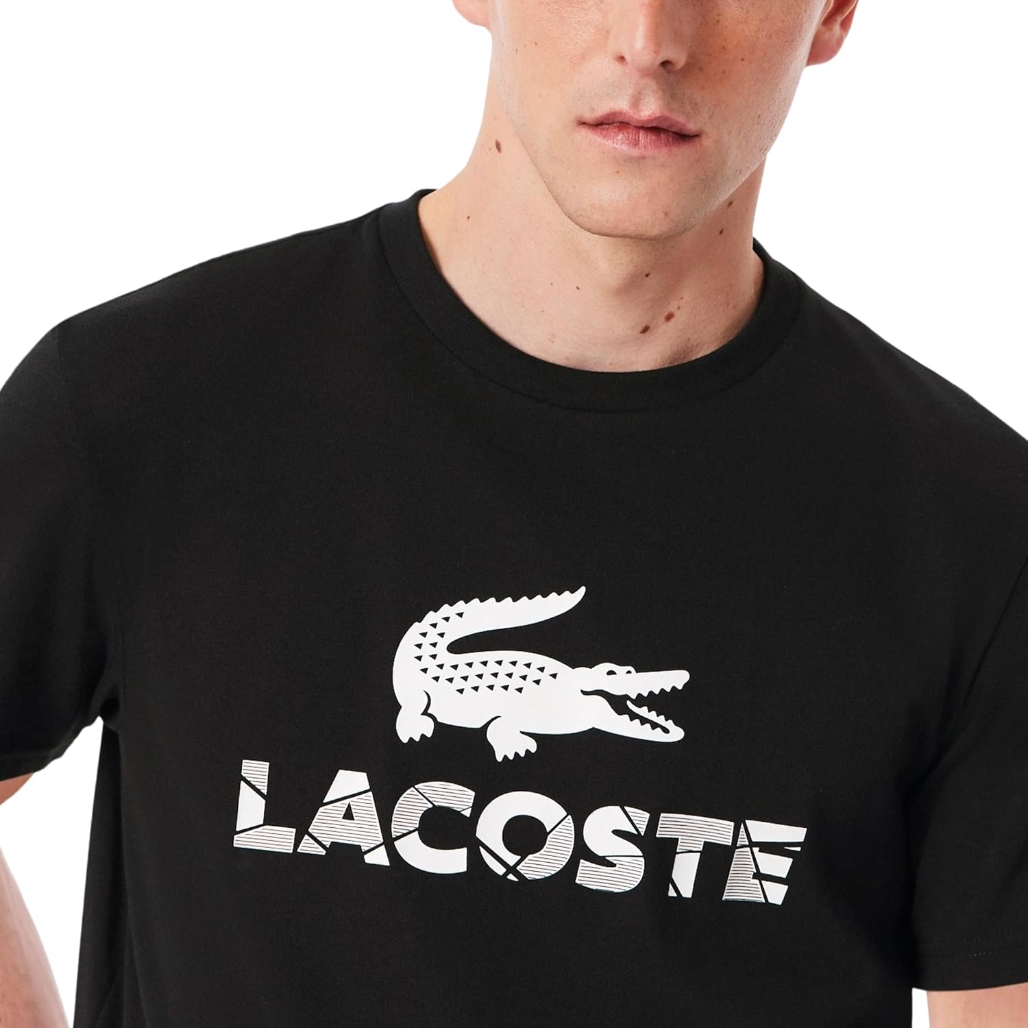 Lacoste Mens Printed Jersey T-Shirt - Image 3