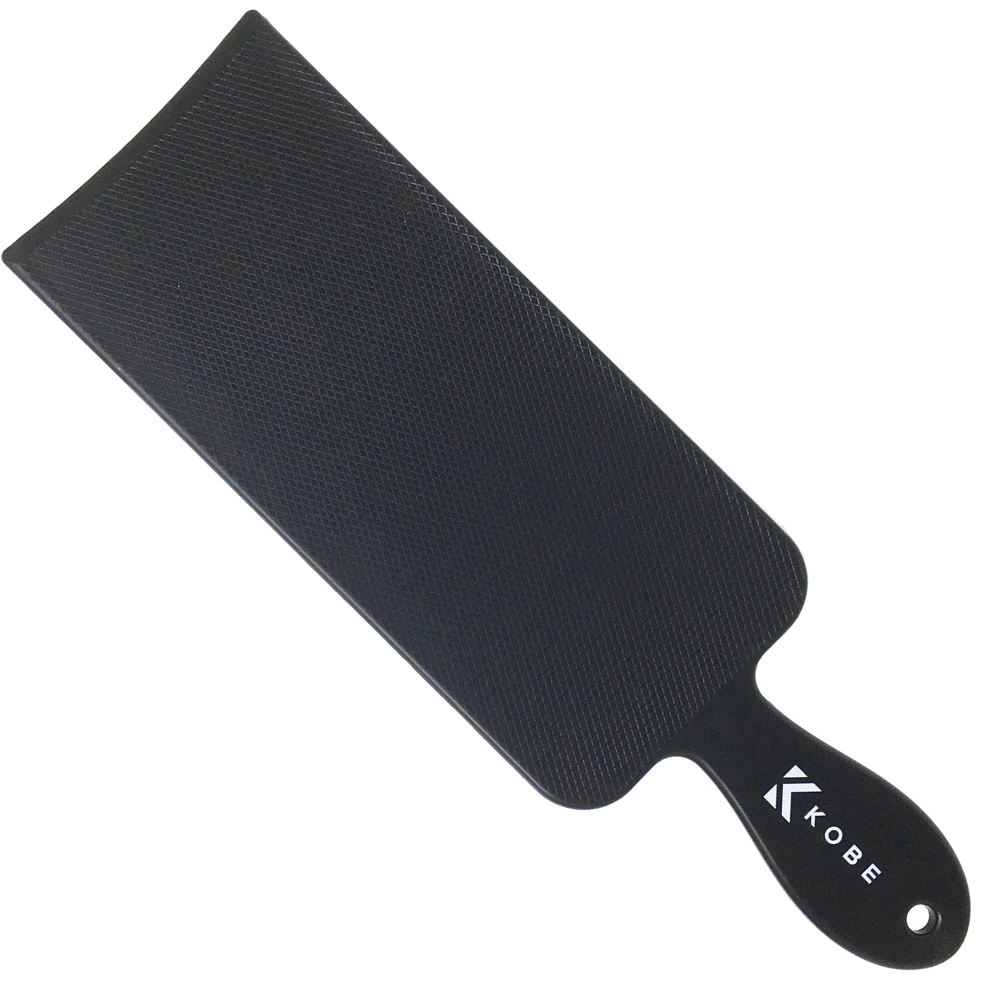 Kobe Professional Hair Dye Paddle Board: Extra-Long, Textured Surface for Grip, Ideal for Hairdressers, Features Highlight Paddle, Balayage Board, Hair Colour Tinting - Black