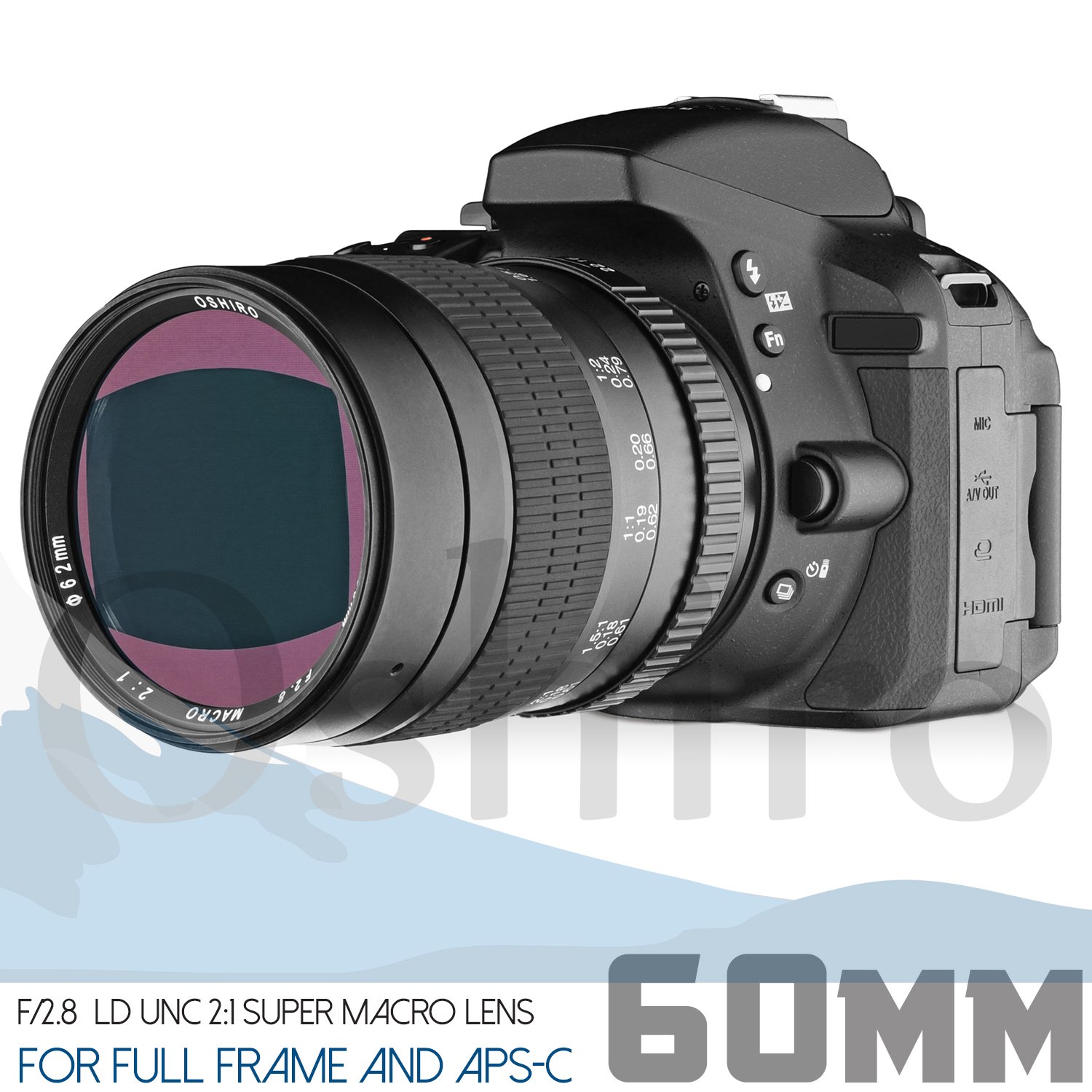 Oshiro - lente ultra macro de marco completo (60 mm f/2.8 2
