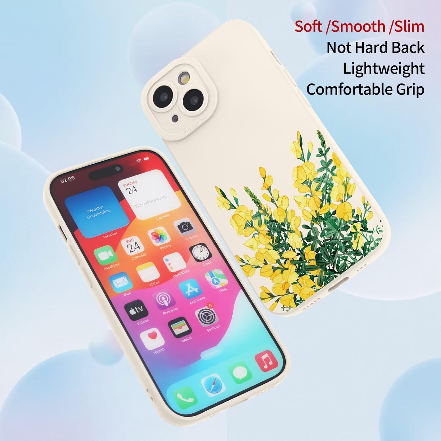 ILING Handyhülle Für Xiaomi Redmi Note 11/11S – Mit Verschiebbarer Kameraabdeckung & Ringhalter, Stoßfest, PC+TPU (Silber)