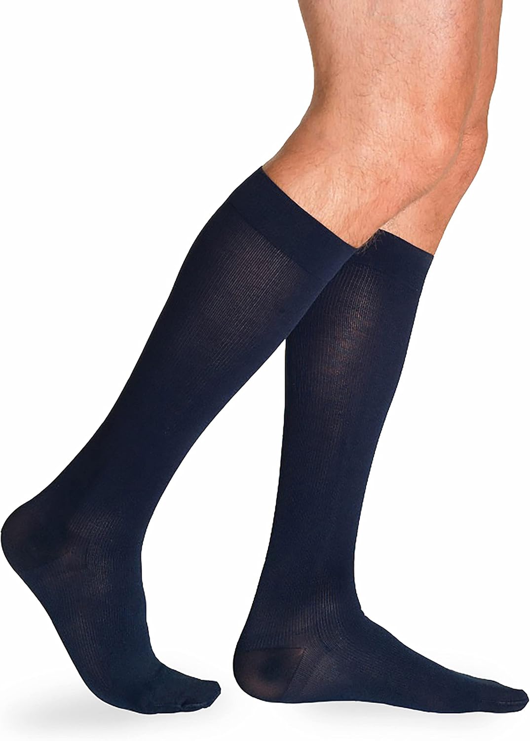 SIGVARIS COTTON 230 Women's Closed Toe Grip Top Calf Compression Socks 30-40mmHg
