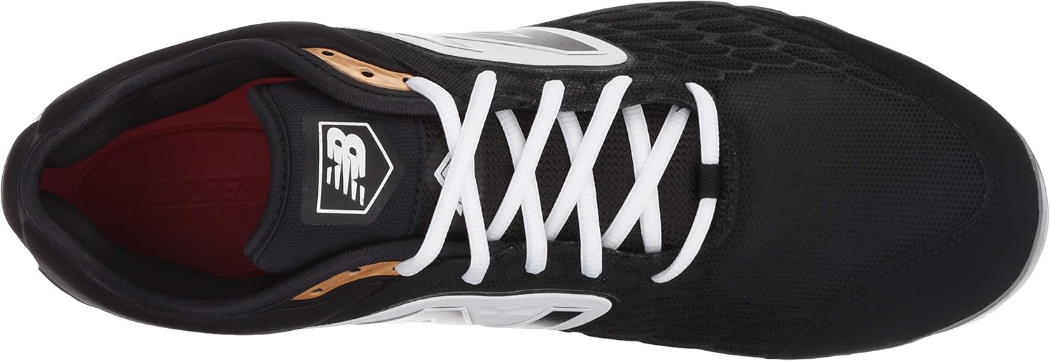 New Balance Men's 3000 V4 Metal Baseball Shoe 16 Black/White