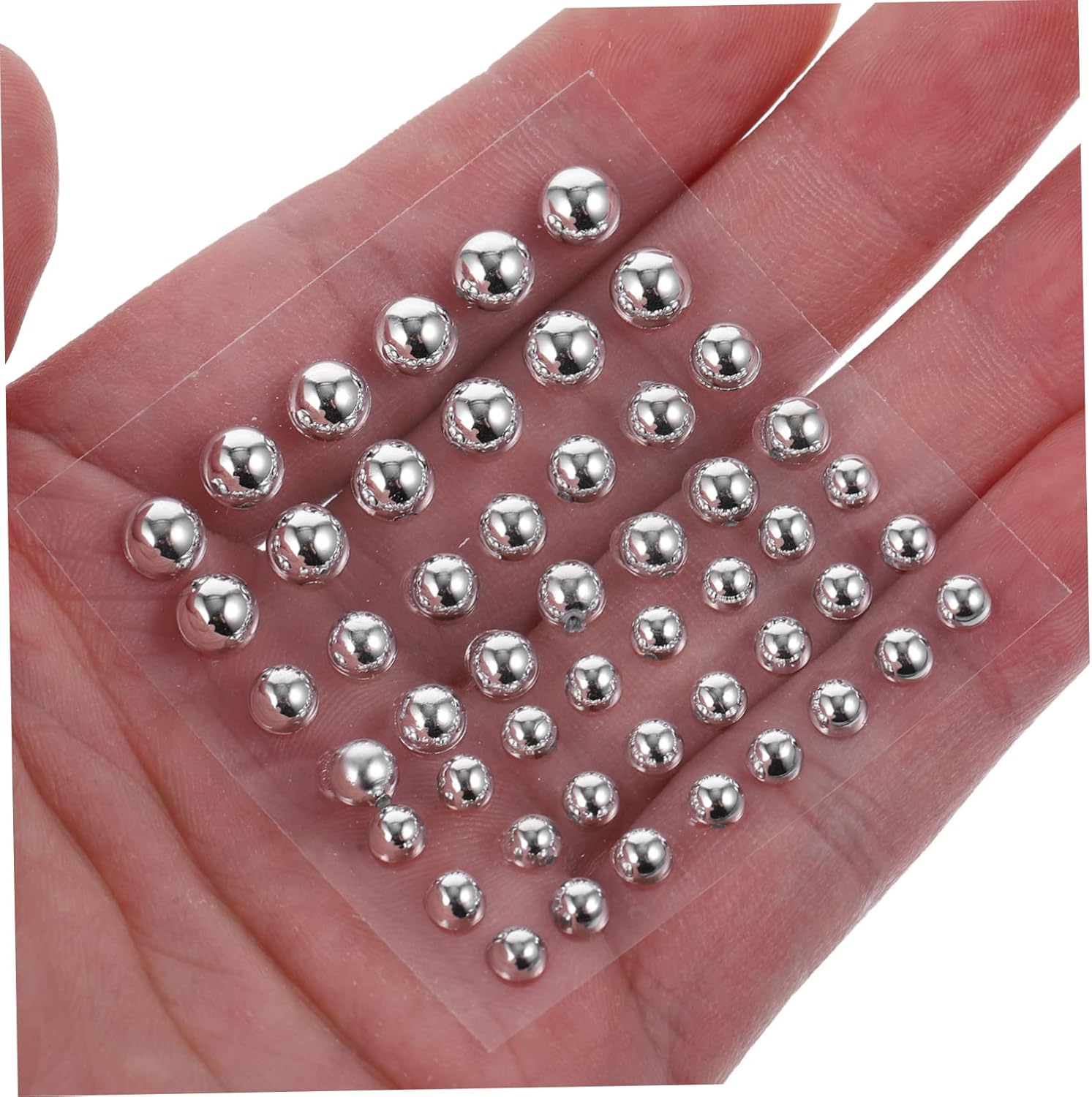 jojofuny 40sheets Stickers for Face Nail and Hair Reusable Embellishments for Crafts Weddings and Festivals Adhesive Flat Back for Makeup and Decoration