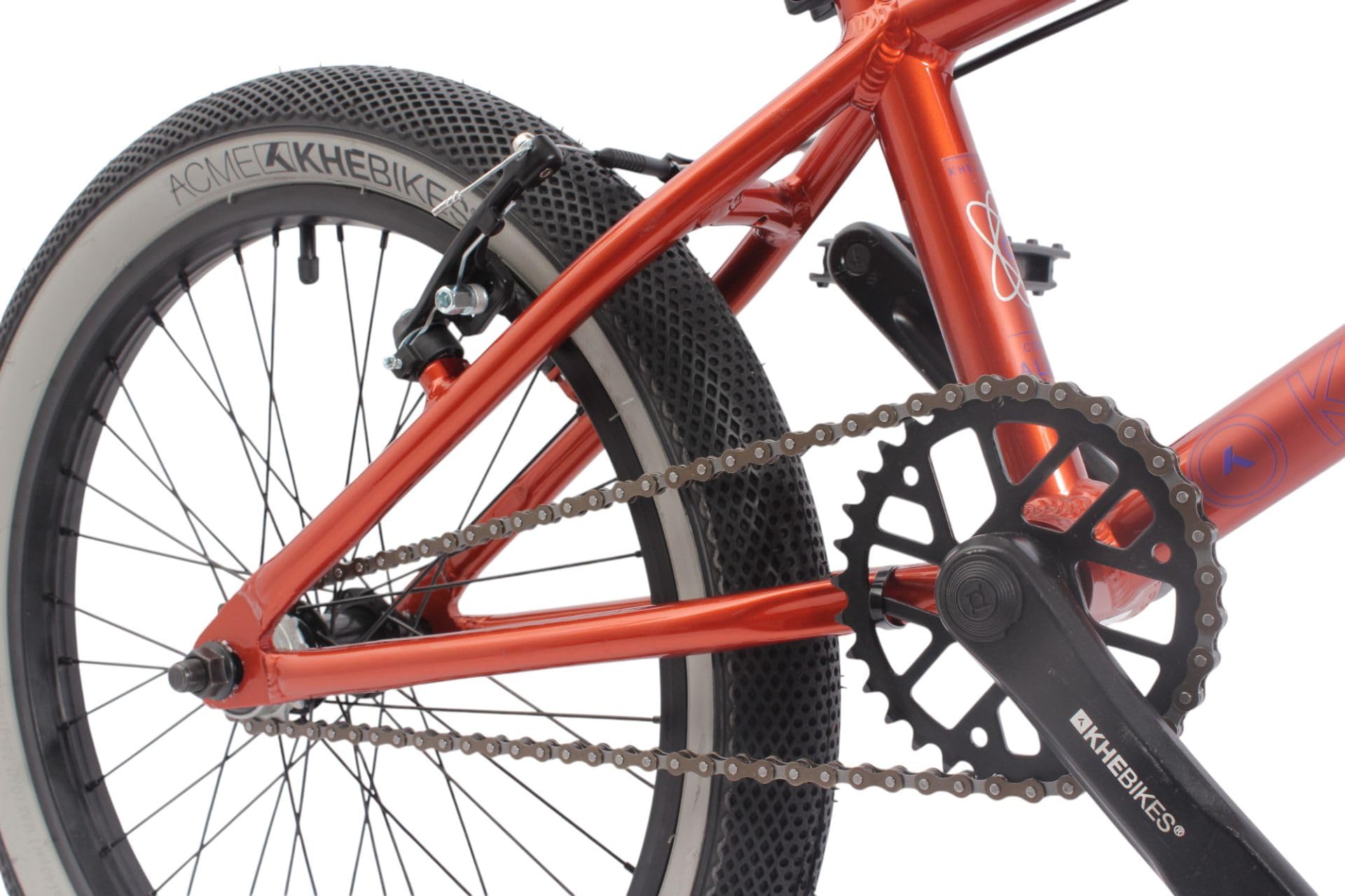 KHEbikes KHE Cosmic AL 20 Zoll BMX Bike – 2025 Modell – Aluminium Rahmen – Affix Rotor – V-Bremsen vorne & hinten – 10,6kg – Farbe Orange – Für Einsteiger – 135–170cm Körpergröße