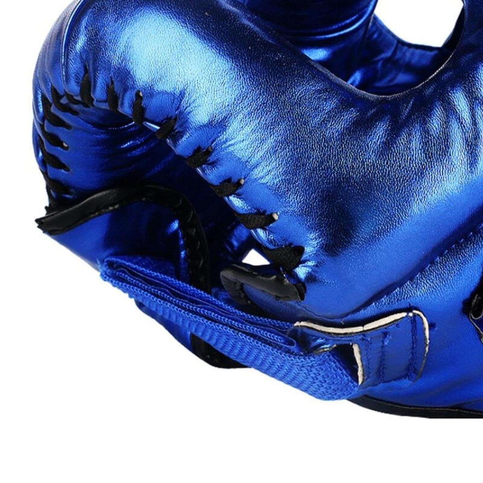Kickboxing Casco da Gruppo MMA Antiurto Regolabile in Pelle PU Copertura Integrale per Difesa Testa Adatto a Sport da Combattimento E Pratica