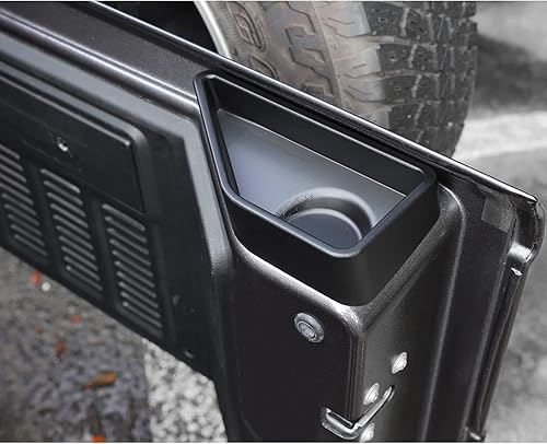 Miniatura 5 de JeCar Bandeja de almacenamiento para portón trasero Jeep JL, organizador de puerta de maletero, accesorios interiores para Jeep Wrangler JL y