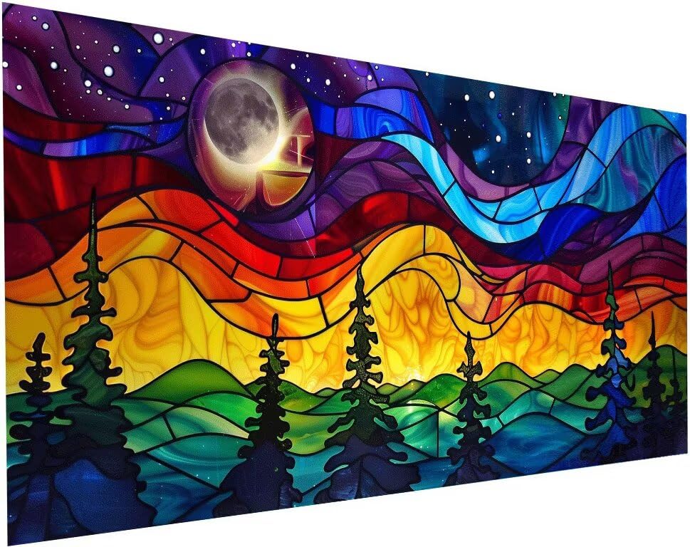 Diamond Painting Arbre géant kit anti stress pour évacuer l'anxiété par l'art DIY