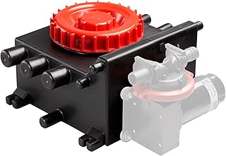 Johnson Pumps 09-13384 Pre-Drilled Grey Water Tank for Viking Power 16