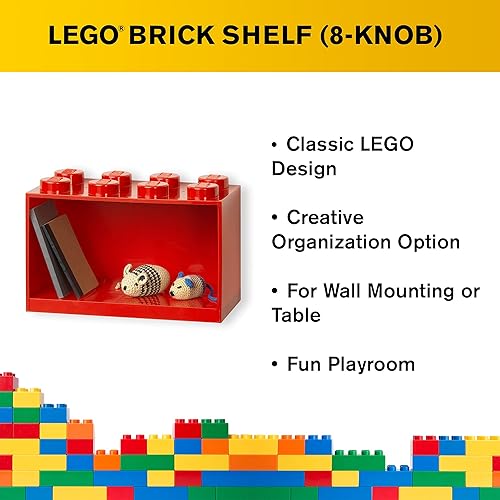 Miniatura 23 de Room Copenhagen Estante de ladrillo Lego, 4 tachuelas, color negro Negro,Azul,Blanco,gris,Rojo,https://www.amazon.com/dp/undefined