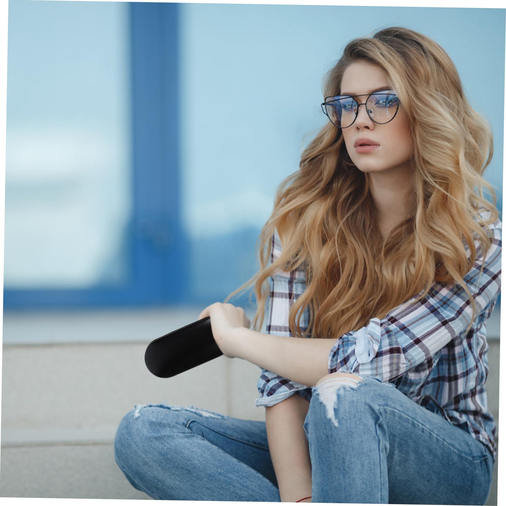 Caja de Lentes de Contacto Doble para Viaje, PU Negro Portátil | Organizador Compacto, Diseño para Guardar Lentillas, Material de Cuero Pu y Plástico, Ligero, para Bolso