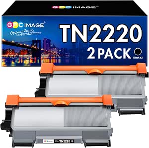 Halloya TN2220 Compatible Cartouche De Toner Remplacement Pour Brother - Lot De 2 Noires Haute Capacité