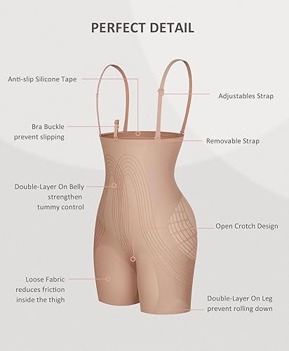 Miniatura 4 de FeelinGirl Faja moldeadora para levantamiento de glúteos para mujer, pantalones cortos con control de abdomen, cintura alta