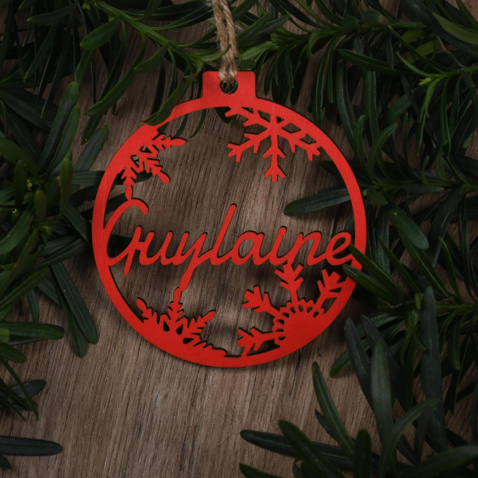 Personalisierte Holz-Namensdekoration, individuelle Weihnachtsdekoration, personalisierte Ornamente für Weihnachtsbaum, Holzanhänger, Dekoration, hängende Weihnachtsstrumpf-Anhänger, Geschenkanhänger