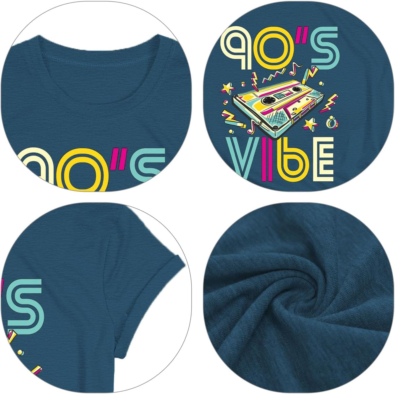 80s Shirts for Women Girls Party T-Shirt I'am an 80's Kindas Girl Tops Vintage Graphic Tee - Image 5