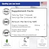 Cápsulas de Ashwagandha 650mg con Extracto de Pimienta Negra – Apoyo Natural para el Estrés, Metabolismo, Función Inmune y Estado de Ánimo – Vegano, No-GMO, Probado en Laboratorio – 60 Cápsulas Herbales 3