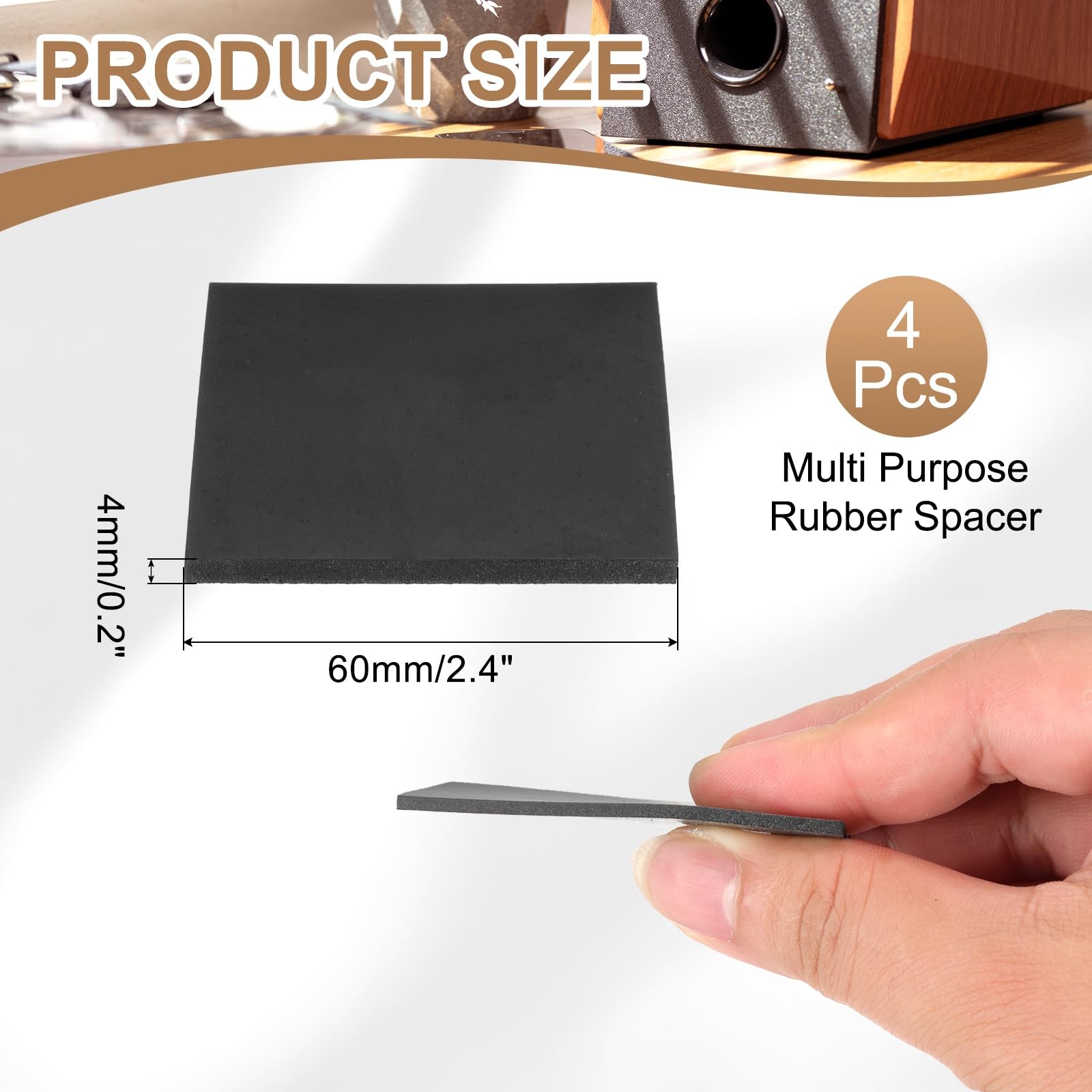 PATIKIL Rubber Solid Anti-Vibration Pads - Image 2