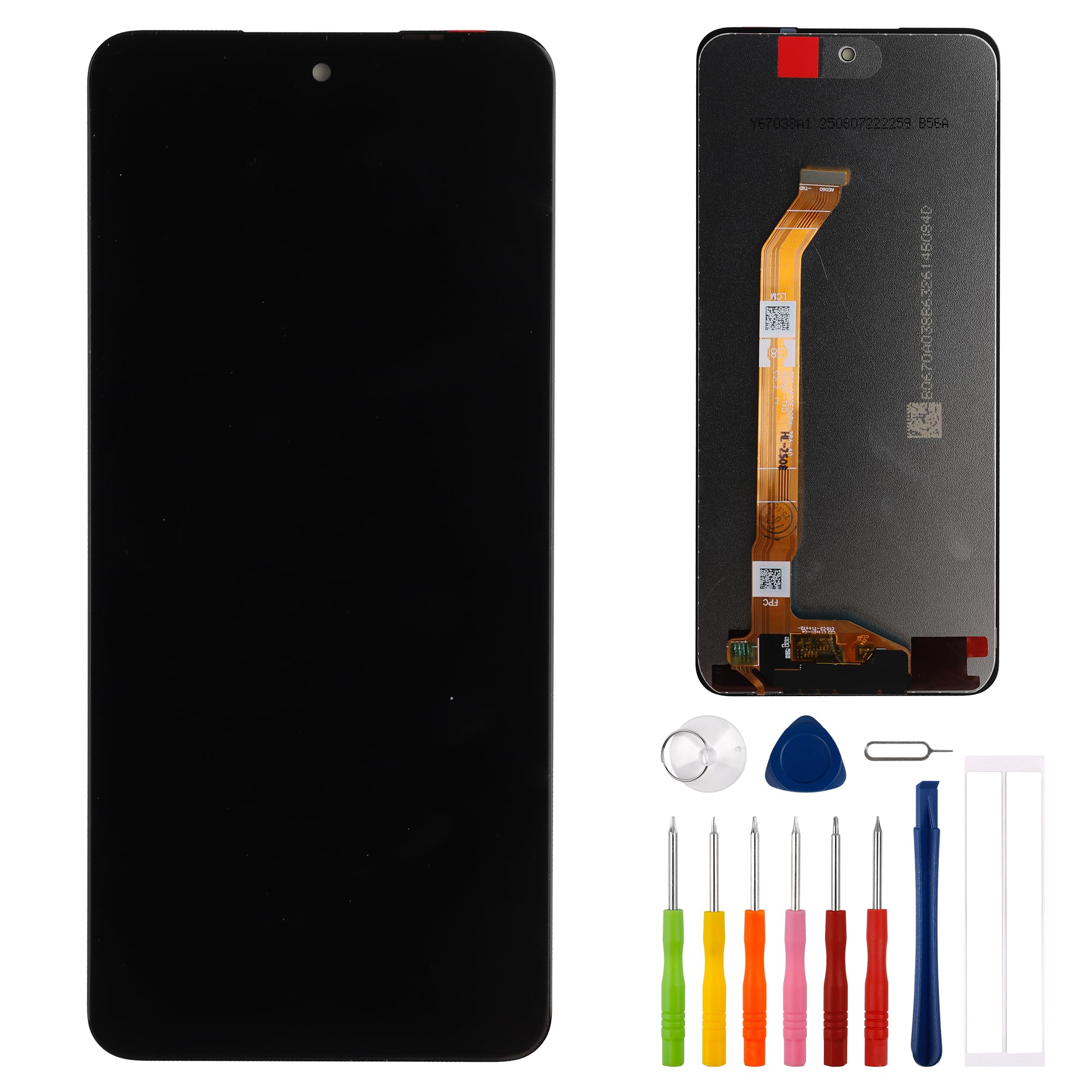 Nuovo display di ricambio compatibile con Realme C71 4G RMX5303 6.67" LCD Display Touch Screen Assembly with Tools