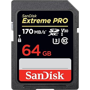 SanDisk 64GB Extreme PRO UHS-I SDXC Memory Card