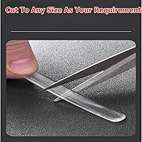 Vista 6 de Parachoques de goma autoadhesivo: 2.75 x 0.4 x 0.1 pulgadas (largo x ancho x alto), 20 unidades, parachoques suaves cortables para puerta