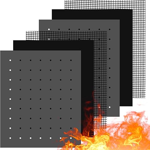 Paquete de 6 forros reutilizables para horno tostador, antiadherente, freidora de aire, forros para horno, tostadora, fácil de limpiar, compatible