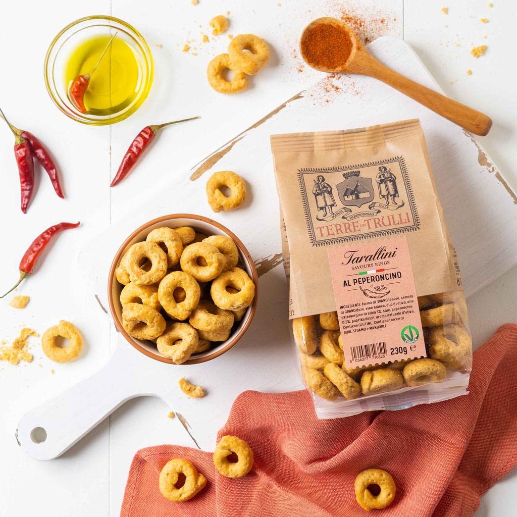 Tarallini de Apulia con pimienta 5 paquetes 230 g