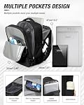 SZLX Vacuum Backpack Travel with Pump Cabin Bags Travel Backpack Women Men Flight Approved Carry on Luggage with Shoe Pouch