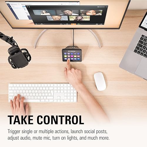Miniatura 4 de Elgato Stream Deck MK2 Controlador de estudio 15 teclas macro activa acciones en aplicaciones y software como OBS Twitch YouTube y más funciona con
