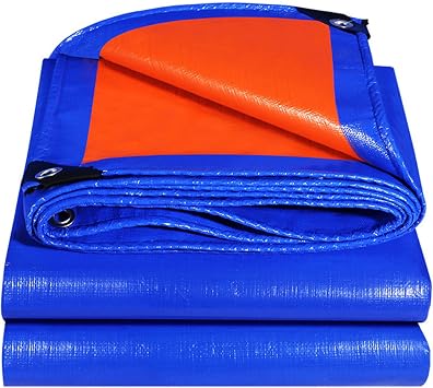 Tarps Heavy Duty, Poly Tarp Multipurpose Tarpaulin Outdoor Cover for Emergency Rain Patio Furniture Roof Camping Car Pool, 2*2m