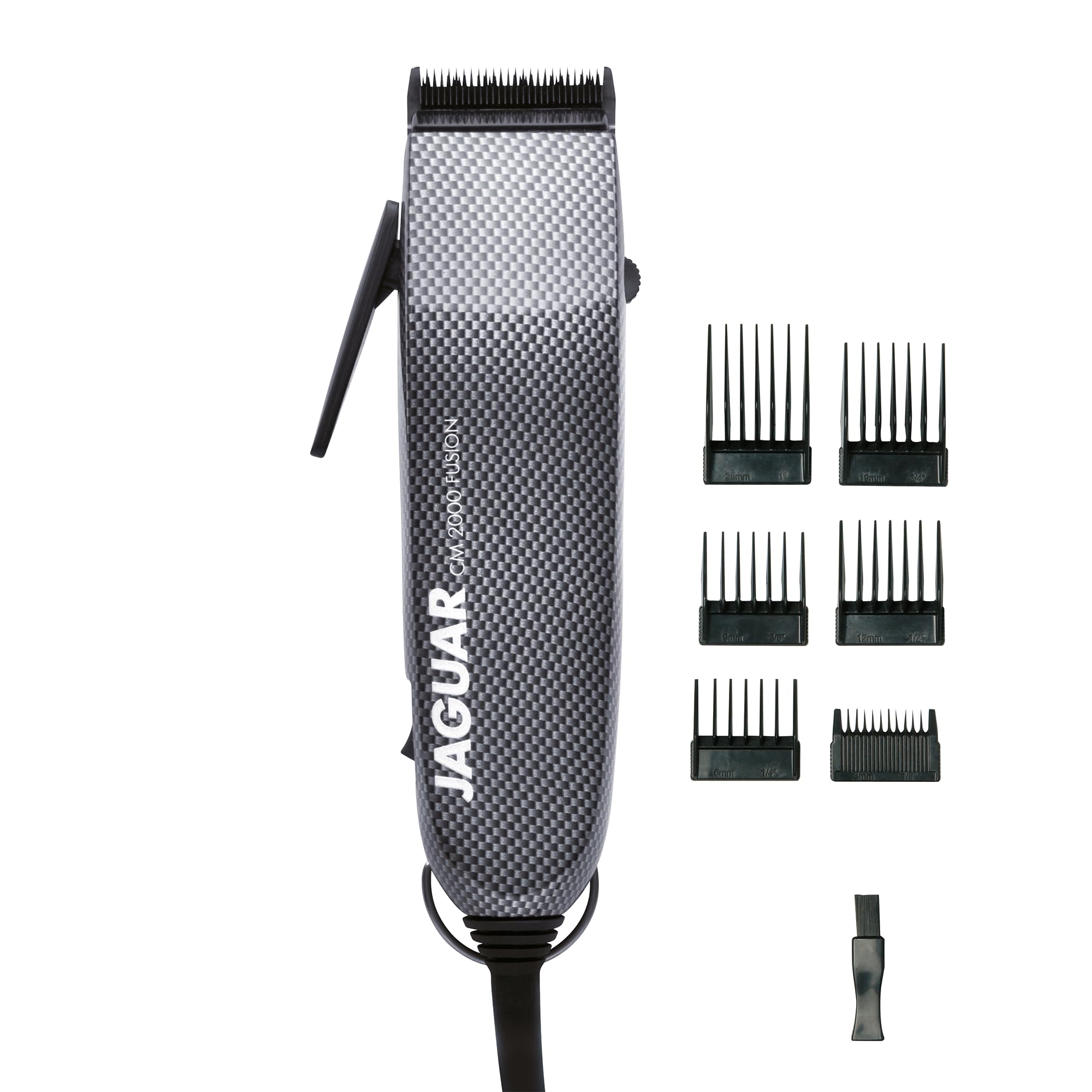 JAGUAR Tagliacapelli CM 2000 Fusion | Tagliacapelli professionale per il funzionamento a rete elettrica con set di pettini e sistema di montaggio rapido | Dal professionista per voi