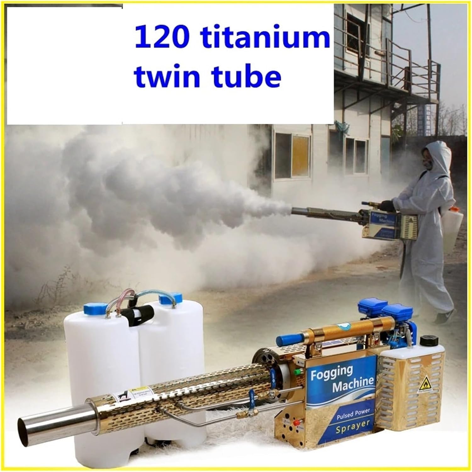 エンジン式噴霧器 エンジン式 セット 動噴 100Lタンク ホース 30m