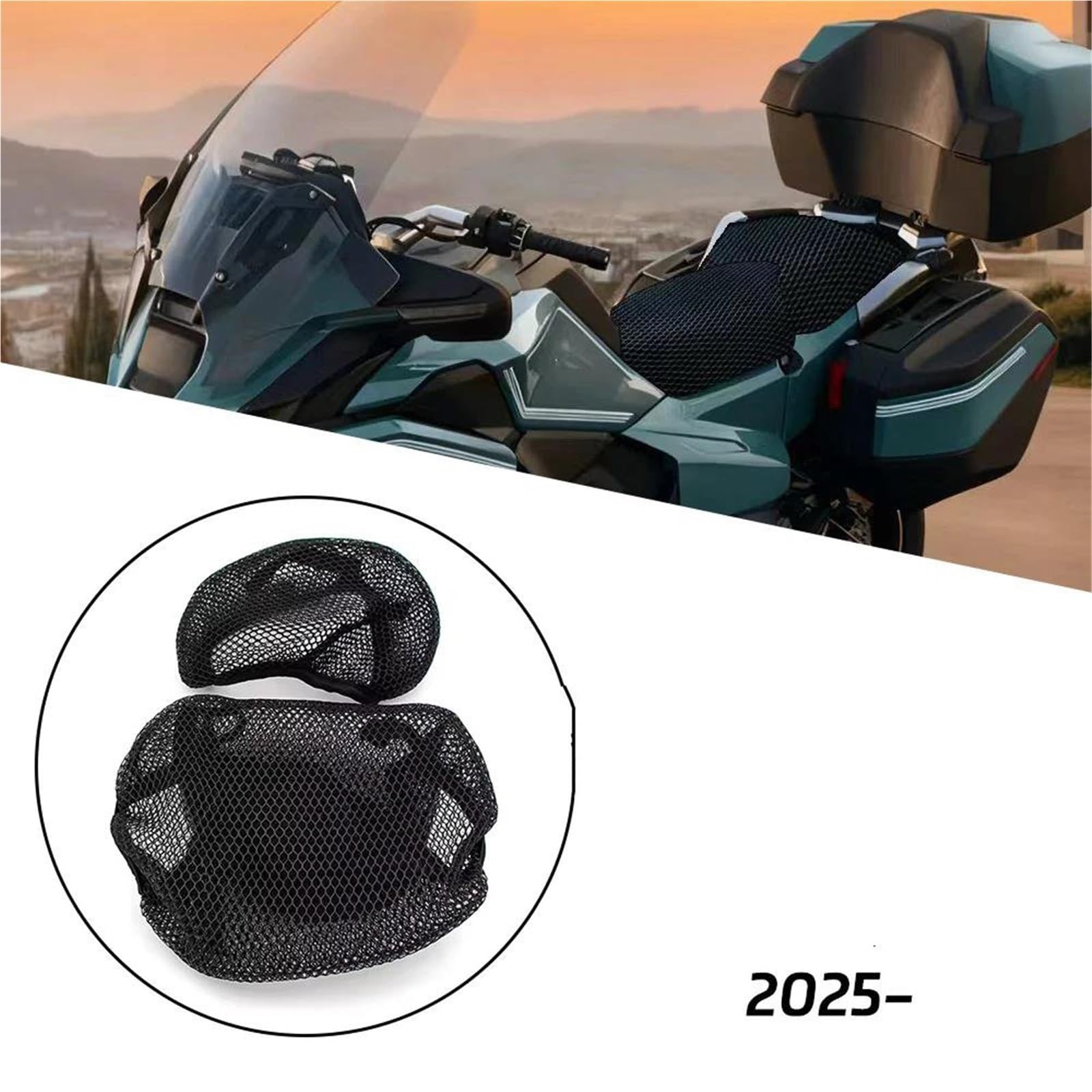 Protección del Asiento Funda Asiento Aislada Motocicleta para B&MW R1300RT 2025-
