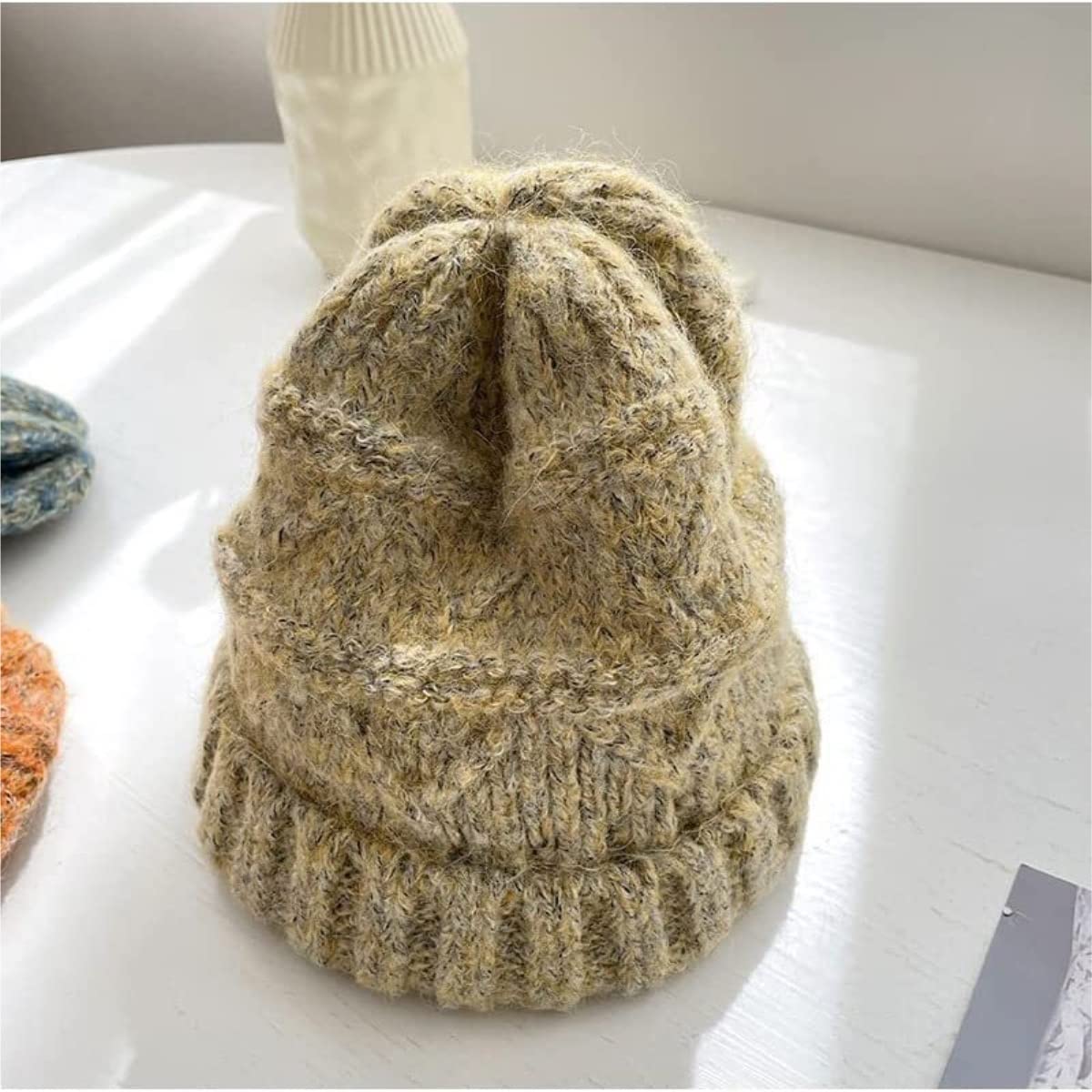 Czapka Zimowa Dzianinowe Czapki Beanie Dla Kobiet Mężczyzn Czapka Z Czaszkami Narciarskimi Slouchy Czapka Zimowa Ciepła Masywna Miękka Czapka Zimowa Kapelusz