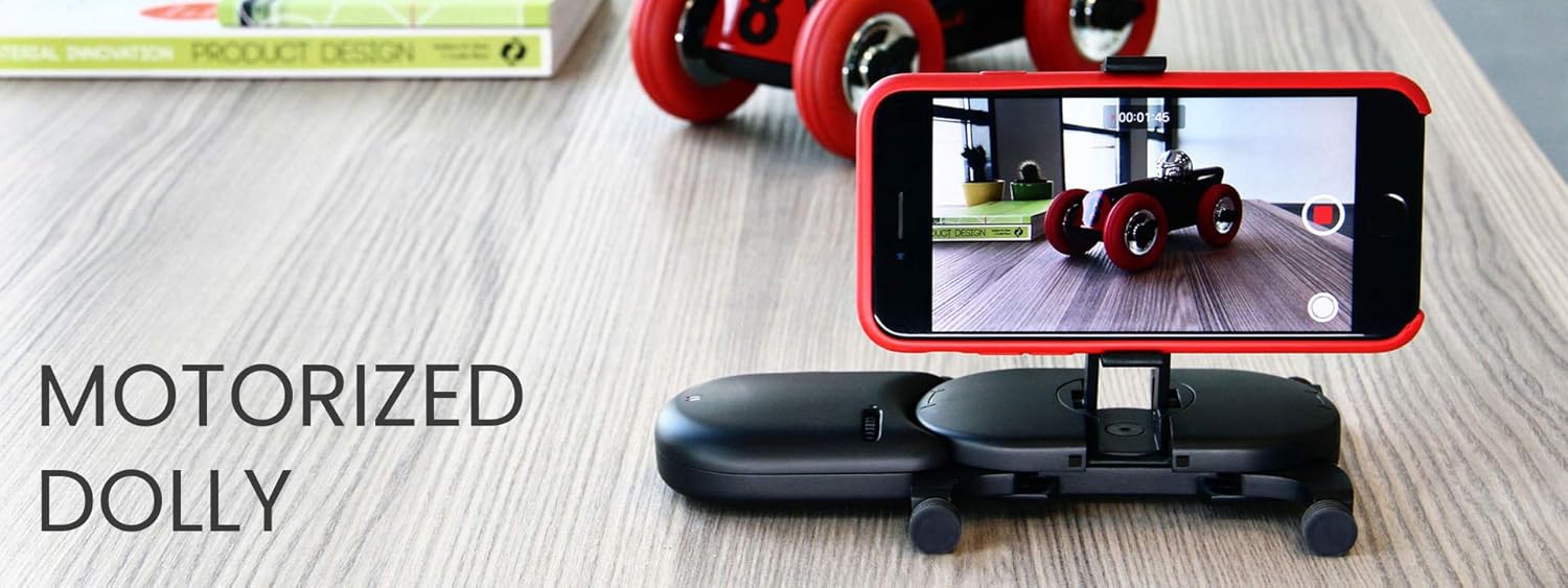 Motorized Camera & Mobile Phone Dolly System for Video | Tripod | Gimbal | DSLR | Remote Control