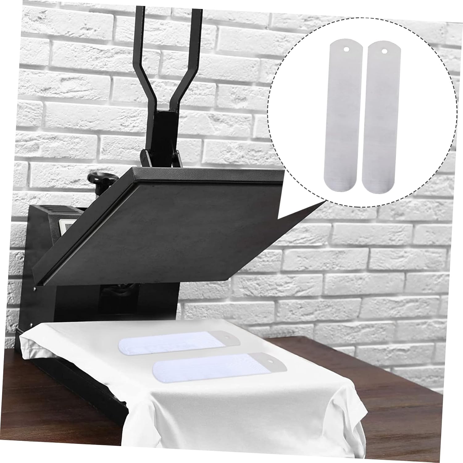 Gadpiparty 2pcs Metal Straight Sock Jigs for Sublimation Heat Press DIY Sock Setting Tool with Hanging Aluminum Boards Accessories