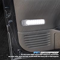 Vista 6 de NDRUSH - Luces interiores LED para panel de puerta, luz de cortesía o advertencia para puerta de vehículo